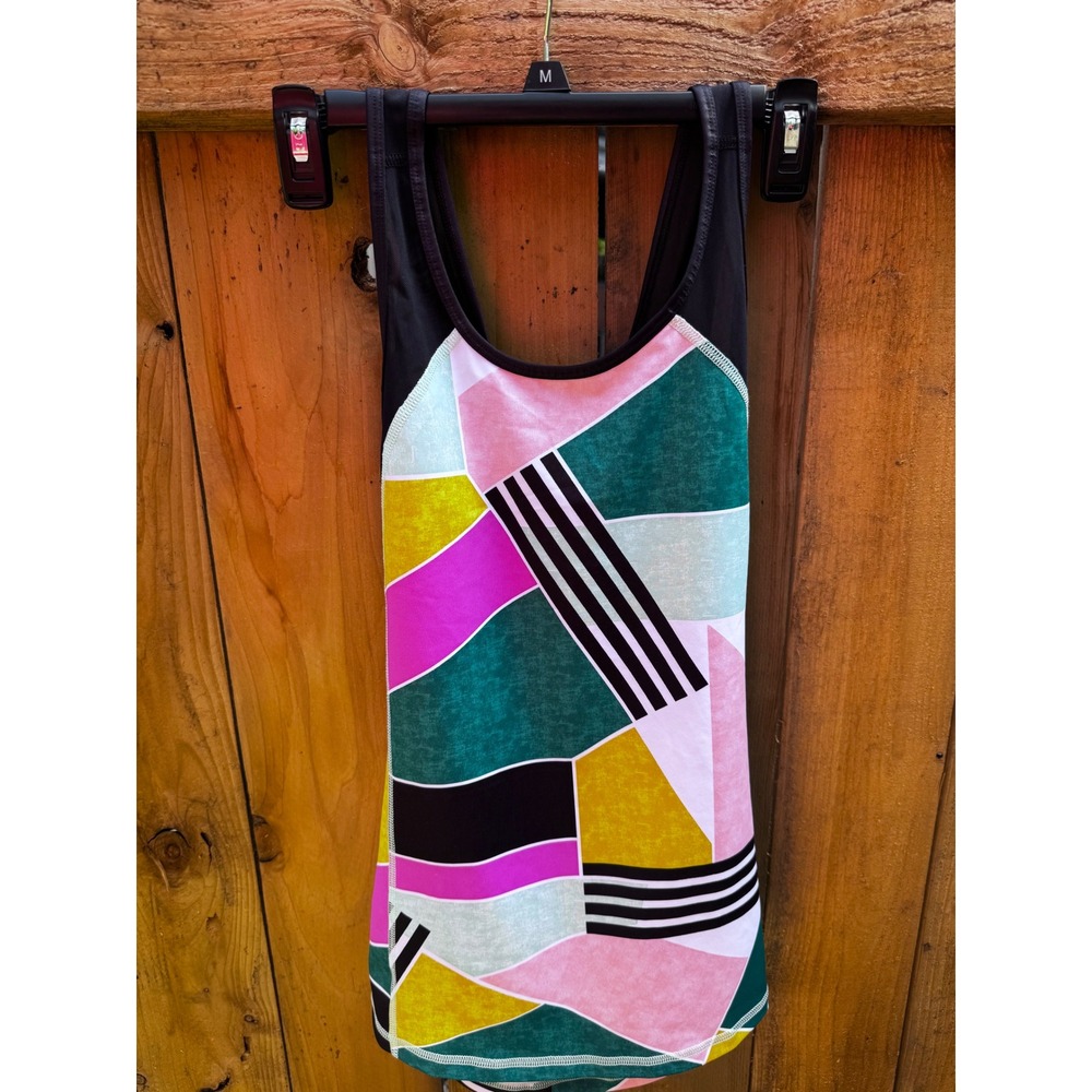 Women's FILA SPORT Cross Back Tank Top Multi-colored, Size M - Picture 2 of 5